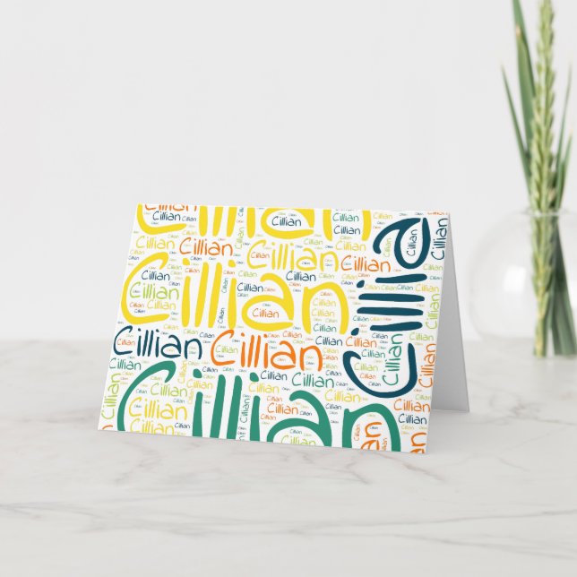 Cillian Card (Front)