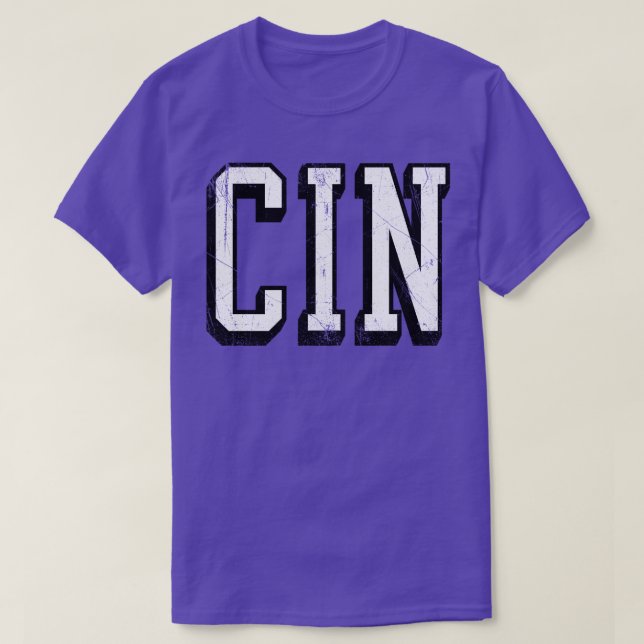 CIN block abv 2 T-Shirt (Design Front)