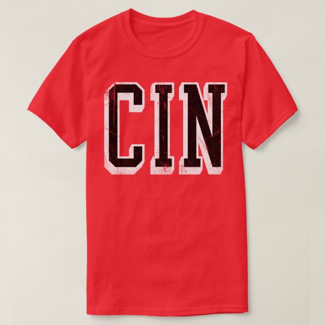 CIN block abv 3 T-Shirt (Design Front)