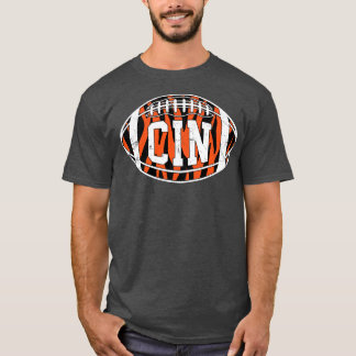 CIN Striped Retro  White T-Shirt