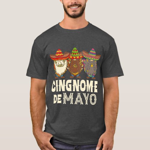 Cincgnome Cinco De Mayo Gnomes Mexican Gnome Kids  T_Shirt