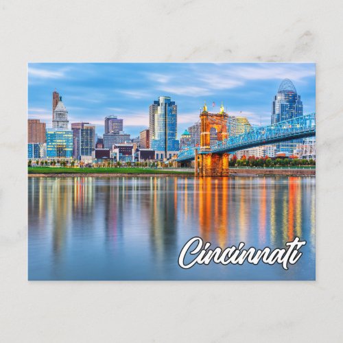 Cincinati Ohio United States Postcard