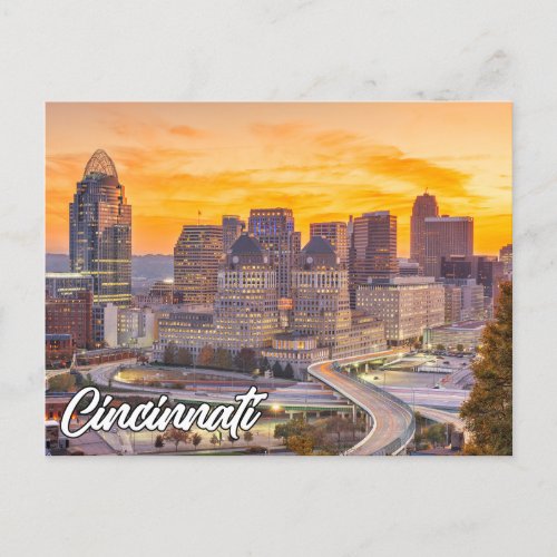 Cincinati Ohio USA Postcard
