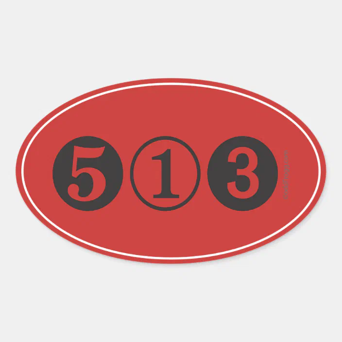 OH OHIO COUNTRY CODE OVAL STICKER 