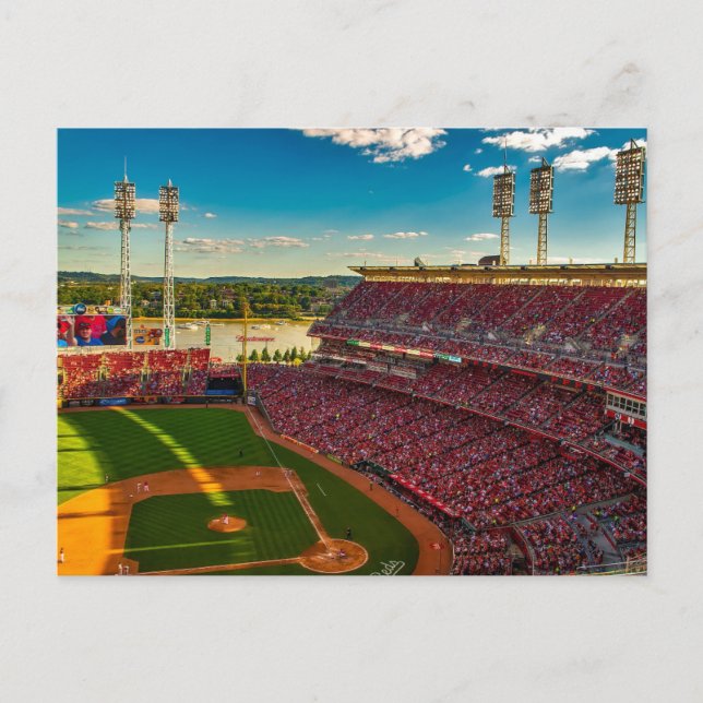 CINCINNATI BALL PARK STADIUM POSTCARDS (Front)