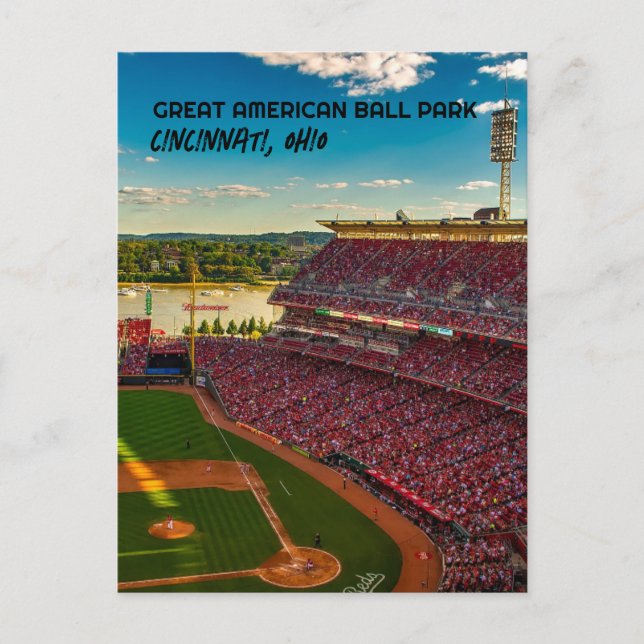 CINCINNATI BALL PARK STADIUM POSTCARDS (Front)