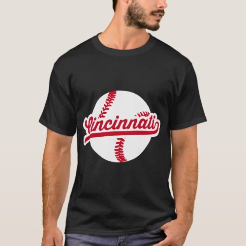Cincinnati Baseball Ohio Pride Love City Red T_Shirt