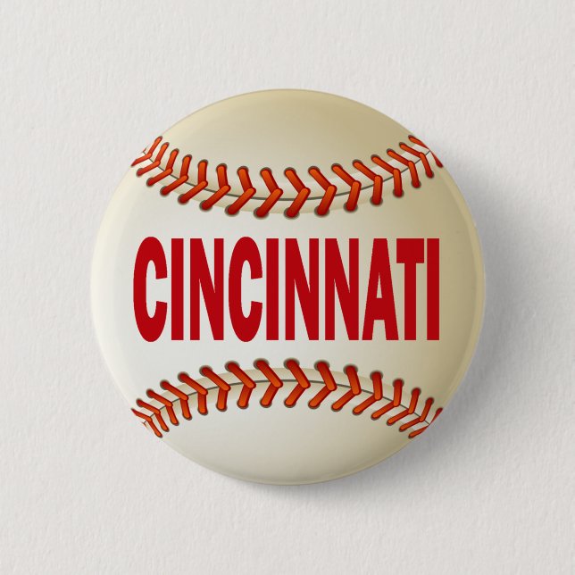 CINCINNATI BASEBALL PINBACK BUTTON (Front)