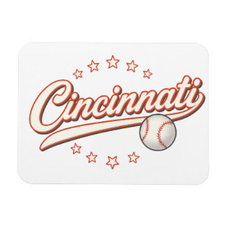 Cincinnati Baseball Vintage Logo – Retro Sports Magnet