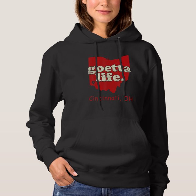Cincinnati  Cincinnati Food Goetta Life Hoodie (Front)