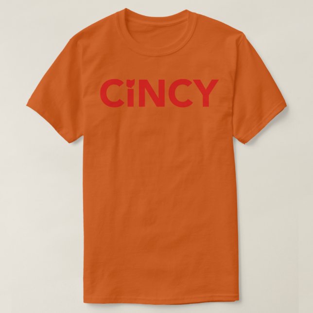 Cincinnati Cincy Ohio 1 T-Shirt (Design Front)