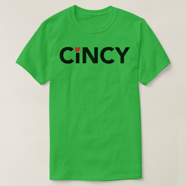 Cincinnati Cincy Ohio T-Shirt (Design Front)