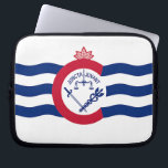 Cincinnati City Flag Laptop Sleeve<br><div class="desc">Protect your laptop with a touch of Cincinnati pride using our exclusive laptop sleeve featuring the flag of Cincinnati! Designed for both style and functionality, this laptop sleeve is more than just a protective cover; it’s a celebration of Cincinnati’s spirit. The sleek design prominently showcases the iconic Cincinnati flag, making...</div>
