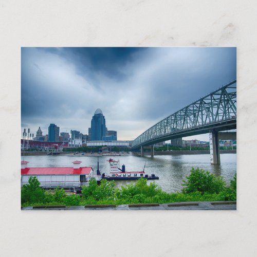 Cincinnati City in Ohio Postcard
