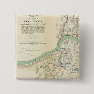 Cincinnati, Covington, Newport Pinback Button