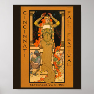 Cincinnati Fall Festival 1903 Poster