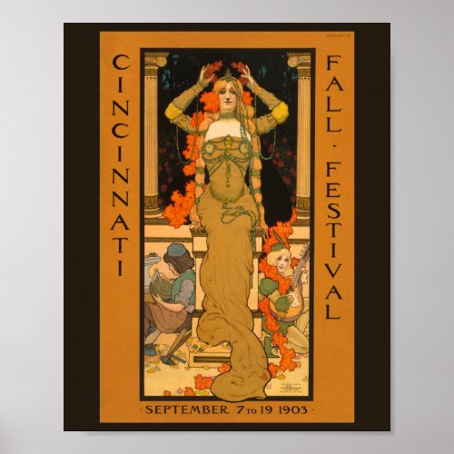 Cincinnati Fall Festival 1903 Poster