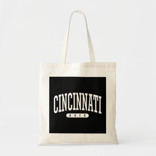 Cincinnati Hoodie  College University Style OH USA Tote Bag