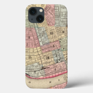 Cincinnati Map by Mitchell iPhone 13 Case