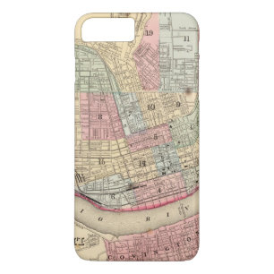 Cincinnati Map by Mitchell iPhone 8 Plus/7 Plus Case