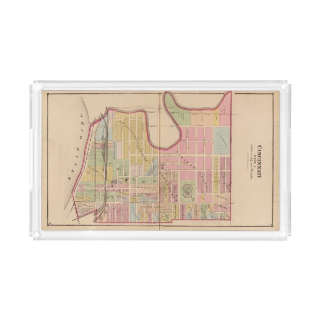 Cincinnati, Ohio 2 Acrylic Tray (Front)