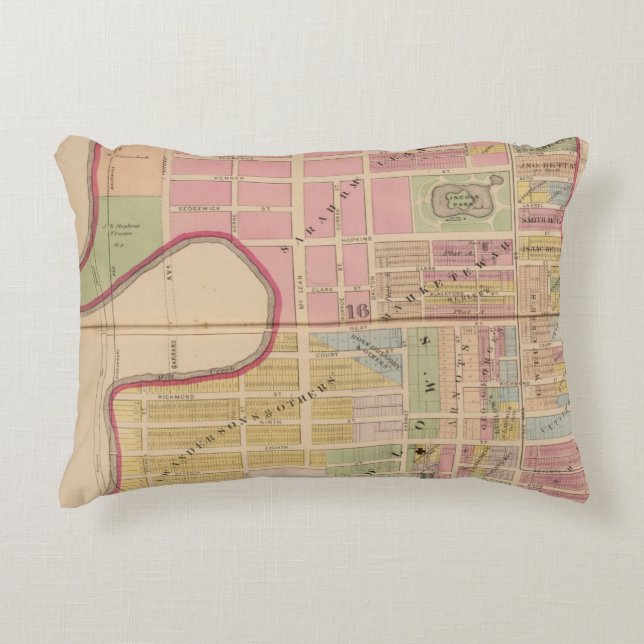 Cincinnati, Ohio 2 Decorative Pillow (Front)