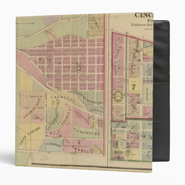 Cincinnati, Ohio 4 3 Ring Binder (Front/Inside)