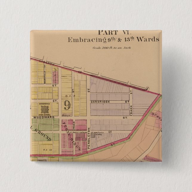 Cincinnati, Ohio 8 Button (Front)