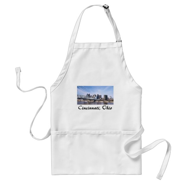 Cincinnati Ohio Adult Apron (Front)