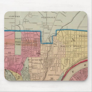 Cincinnati, Ohio and vicinity Mouse Pad