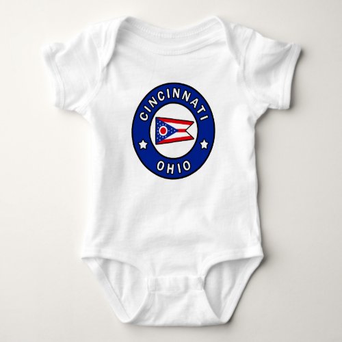 Cincinnati Ohio Baby Bodysuit