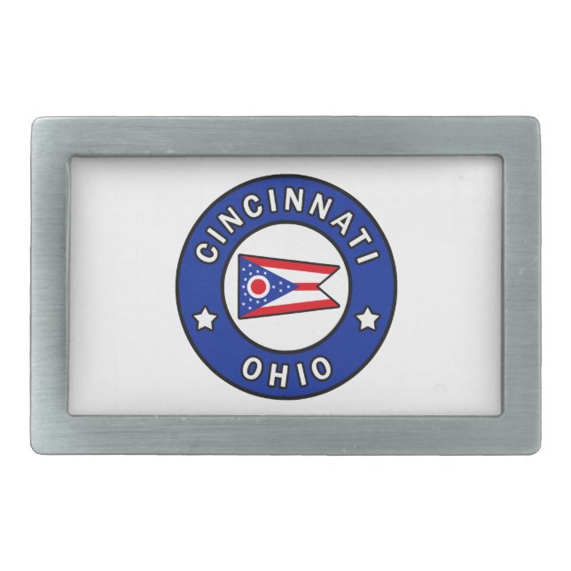 Cincinnati Ohio Belt Buckle (Front)