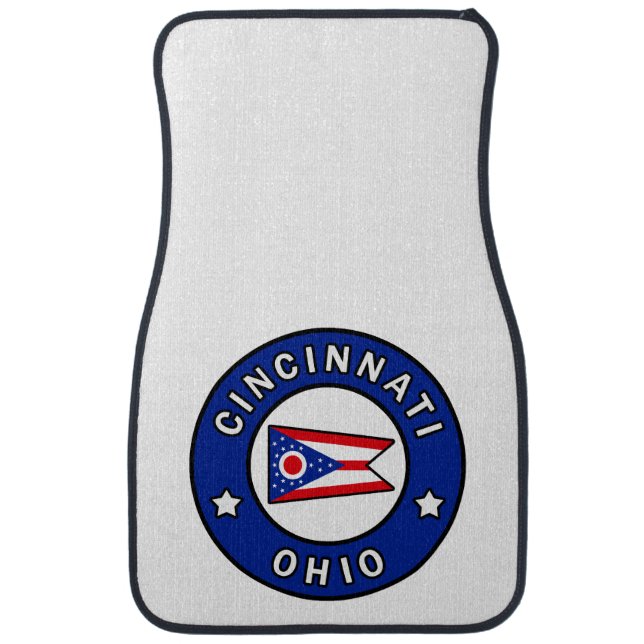 Cincinnati Ohio Car Floor Mat (Front)