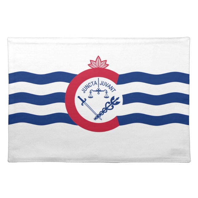 Cincinnati (Ohio) City flag Cloth Placemat (Front)