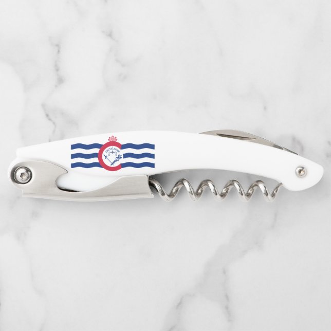 Cincinnati (Ohio) city flag Waiter's Corkscrew (Front)
