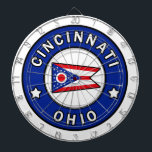 Cincinnati Ohio Dart Board<br><div class="desc">Cincinnati Ohio</div>