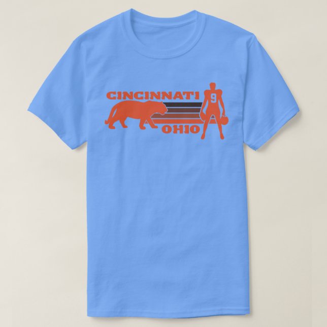 Cincinnati Ohio Football T-Shirt (Design Front)