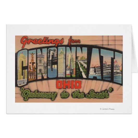 Cincinnati, Ohio (Gateway to the South) (Front Horizontal)