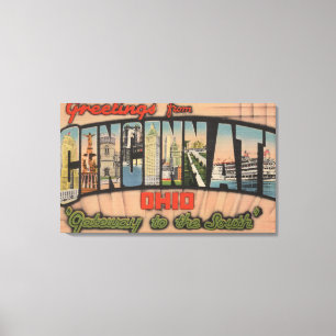 Cincinnati, Ohio (Gateway to the South) Canvas Print