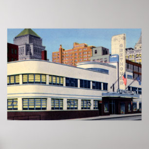 Cincinnati Ohio Greyhound Bus Station Poster