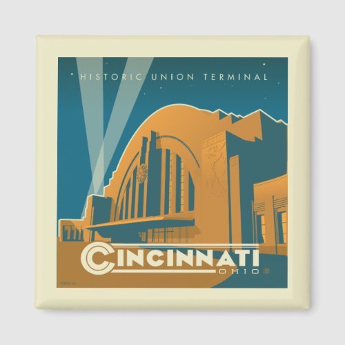 Cincinnati Ohio  Historic Union Terminal Magnet