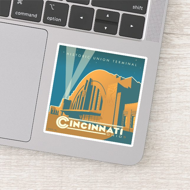 Cincinnati, Ohio | Historic Union Terminal Sticker (Detail)