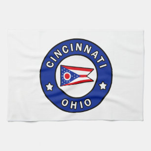 Cincinnati Ohio Kitchen Towel