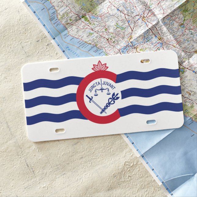 CINCINNATI, OHIO LICENSE PLATE (In Situ)