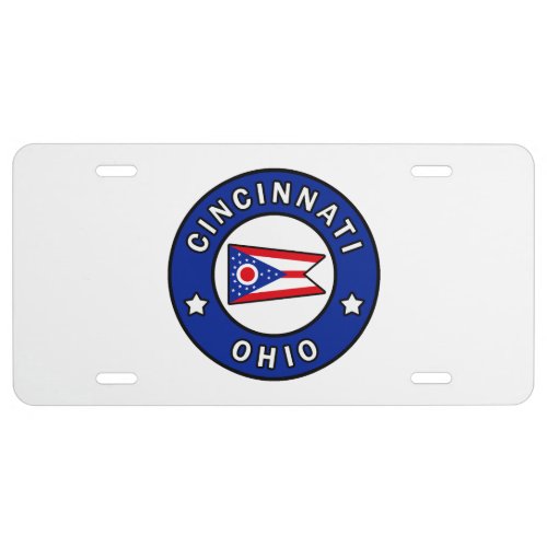 Cincinnati Ohio License Plate