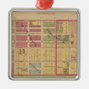 Cincinnati, Ohio Metal Ornament