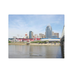 Cincinnati, Ohio metal wall art