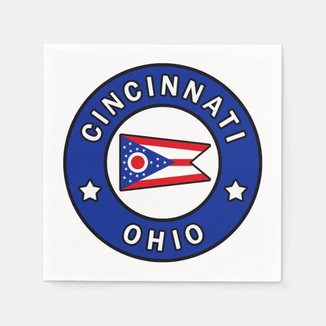 Cincinnati Ohio Napkins (Front)