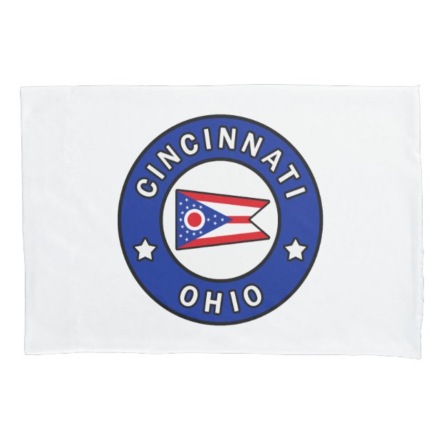 Cincinnati Ohio Pillow Case (Front)