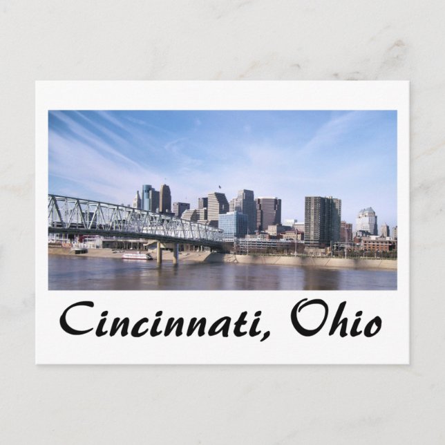 Cincinnati Ohio Postcard (Front)